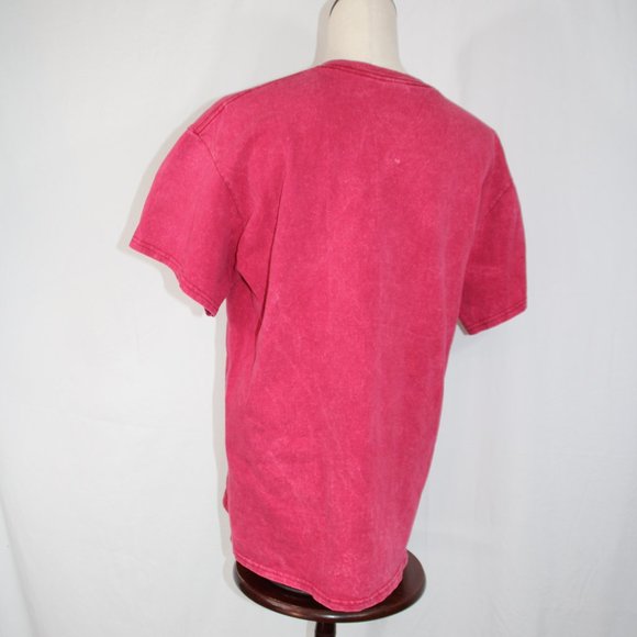 Vintage Y2K Adult Shirt The Mountain Native American Red Tie Dye Distressed Lg - Picture 6 of 8